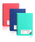 FLYING EAGLE Premium 4x6 Small Spiral Notebook, 3 Pack A6 Mini Journal, Plastic Hardcover, 468 Pages