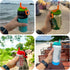 2 Set 2, ORIGINAL CREATOR - DIPESI Color Soda Can Lids with Straw- of Reusable pop can lids for Canned,BPA-Free Can