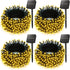 Brightown Solar String Lights Outdoor, 4 Pack Total 160FT 400 LED Solar