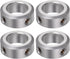 HARFINGTON 4pcs Shaft Collar, 16mm Bore Aluminum Alloy Set Screw Shaft Collars, 26mm OD, 10mm Width for Wheel Barrow