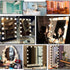 BiiKoon 8 Bulbs 3 9 Vanity Mirror Lights Hollywood Style Colour Changing & Brightness, for Makeup Dressing Table Mirror