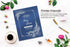 Navy Blue Shimmer Paper, 100-Pack Metallic Paper, 80 lb Text, Double Sided, 8.5 x 11 Inches, Perfect for Craft Use