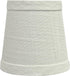 Aspen Creative 32713-2B, 3" 4" 4" Set 2 Empire Clip-On Chandelier Lamp Shade, Off White, Top x Bottom x Slant Height