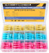 haisstronica 200PCS Heat Shrink Female Spade Connectors, 22-10 Gauge Electrical Spade Wire Connectors, Quick Disconnect