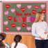 You are Loved Valentine's Day Bulletin Board Cutouts with Motivational Positive Sayings for Classroom School Nursery