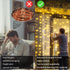 10 10Ft 300LED 8 Dimmable Curtain Lights Battery Operated * Waterfall Light with Modes Remote Timer Memory Waterproof
