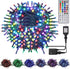 98.5ft 300 8 LJLNION Christmas Lights Color Changing with Remote, LED RGB Fairy String Lights Halloween Decorative