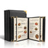 4 Pack Restaurant Menu Covers 8.5 x 11 2 Pack Menu Holder,