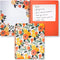 Steel Mill & Co Large Spiral Notebook, College Ruled, 11" x 9.5", Durable Hardcover, 160 Lined Pages, Orange Floral