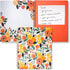 Steel Mill & Co Large Spiral Notebook, College Ruled, 11" x 9.5", Durable Hardcover, 160 Lined Pages, Orange Floral