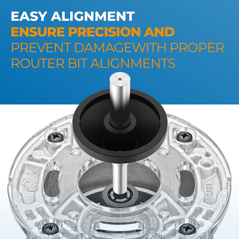DNP617 1/4 Pokin Centering Cone Compatible with Router, for Fixed Base Compact Router Subbase Centering Pin & Cone