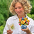 6 Inch 3D Freshcut Paper Pop Up Cards, Mini Sorbet Roses, Life Sized Forever Flower Bouquet Popup Greeting Card
