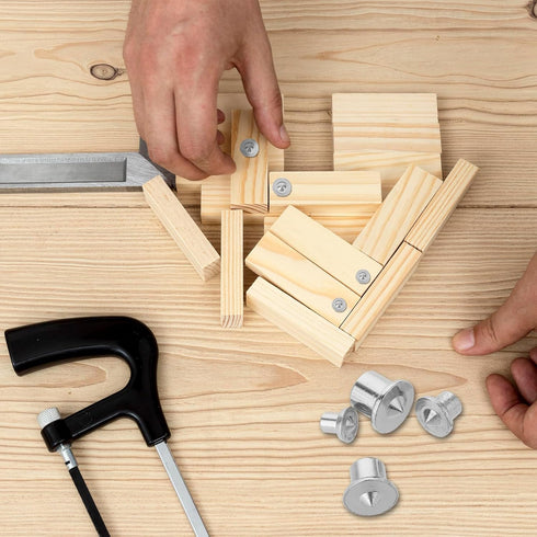 Dowel Pins Center Point Set, Doweling Centering Pins for Woodworking Accessories, 20Pcs Drill Hole Tool