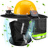 Croknit 1 Set Sun Hard Hat Shade Full Brim Hard Hat Sun Visor
