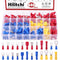 Hilitchi 440Pcs 22-16/16-14/12-10 Gauge Electrical Insulated Ring Bullet Butt Spade Fork Splice Crimp Wire Terminals