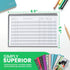 The Superior Register Simple Account Tracker, Big Checkbook Register, 1 Pack, Teal