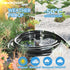 HUANCHAIN 8 ft Black Indoor Outdoor Extension Cord, 16/3 Gauge Waterproof, 13A 1625W, Heavy Duty Electric Cord, ETL