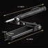 Multi-function Scribing Tool, Zinc Alloy Smart Scribe with Carpenter Pencil, Measuring Tool with Scale, Black