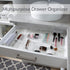 Simplify Long Multi-Purpose Drawer Organizer | Transparent | Office Supplies | Storage | Bathroom | Accessories
