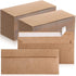 Jutom 500 Pcs Kraft Envelopes, Letter Size Bulk #10 Business Security Envelopes, 4-1/8 x 9-1/2 in Flap