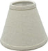 Aspen Creative 32101-2A, 3" 5" 4" Set 2 Hardback Empire Clip-On Chandelier Lamp Shade, Off-White, Top x Bottom x Slant