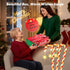 24-Pack 10 Solar Christmas Lights Outdoor Decorations: Candy Cane Pathway Lights with Modes - Unique Xmas Gifts for Mom