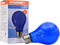 SYLVANIA A19 Blue Glass Filament LED Light Bulb, 4.5W Efficient, 40W Equivalent, Dimmable, E26 Medium Base - 1 Pack