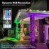 33ft 100 Dimmable Brizled Christmas String Lights, LED Color Changing Christmas Lights with Remote, RGB Christmas Tree