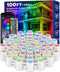 SINLEY 100FT Permanent Outdoor RGB Lights,Waterproof Smart LED Eaves Lights with App/Remote Control,for