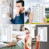 Chore Chart for Kids, Dry Erase Chore Board with 10 Sliders, Magnetic Marker, To Do List Checklist for Fridge, 2 Pack