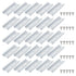 20 Piece Aluminum DIN Rails, 4 Inches Long, 35mm Wide, 7.5mm High, Extra Premium Screws Included for Hardware