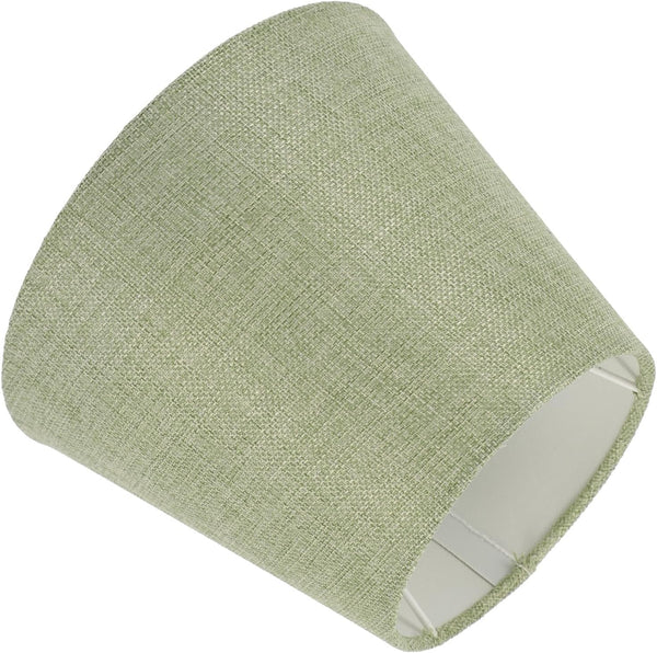SHERCHPRY Barrel Fabric Lampshade, Tabletop Lamp Shade, E14 Light Shade, Decorative Light