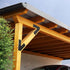 45 Degree Angle Flat Bracket (2 pc) with Powder Coating, Mending Plate, Angled Brackets for Truss and Framing
