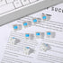 Gsbnjuy 30Pcs 3 Blue Switch Replacement, PIN Mechanical Keyboard Switches, Clicky with Strong Tactile Feedback