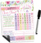 Magnetic Chore Chart for Kids - Good Behavior Chart, Dry Erase Daily Weekly Responsibility List, Princess Board