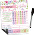 Magnetic Chore Chart for Kids - Good Behavior Chart, Dry Erase Daily Weekly Responsibility List, Princess Board