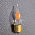 LED Flame Effect Light Bulb, E26 Flickering Candle Bulb, Crystal Clear, C35, 2 Pack for Edison Base
