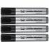 4 Pack, Mr. Pen- Jumbo Permanent Markers, Black, Chisel Tip, Wide Tip, Large, Thick Permanent Markers for Canvas