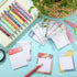 Geyee 24 Pcs Sarcastic Notepads with Sayings & Pens, Funny Sticky Notes for Adults 3 x 4 Inch for Coworker Gifts