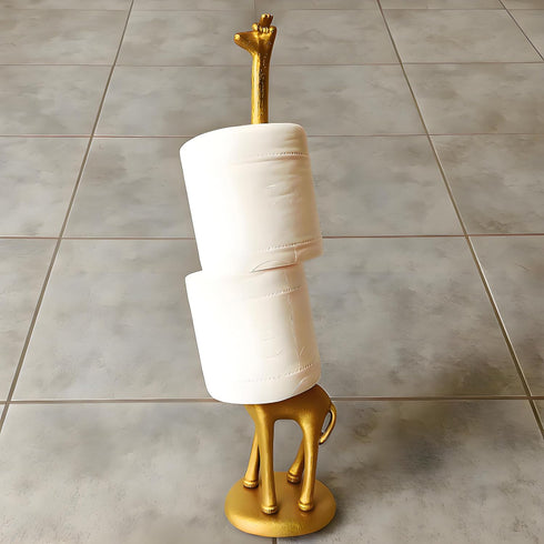 Counter Giraffes Paper Towel Holder Cast Iron Paper Towel Holder Funny Toilet Paper Holder for The Floor or in The
