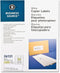 Business Source Bright White Copier Labels