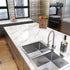 YENHOME White Marble Contact Paper for Countertops Self Adhesive Counter Top Covers Glossy Marble Countertop Peel and Stick Waterproof Decorative Contact Paper for Kitchen Bathroom Counter 17.7"X118" by YENHOME