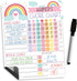 Magnetic Chore Chart for Kids, Good Behavior Chart at Home, Dry Erase Daily Weekly Responsibility List