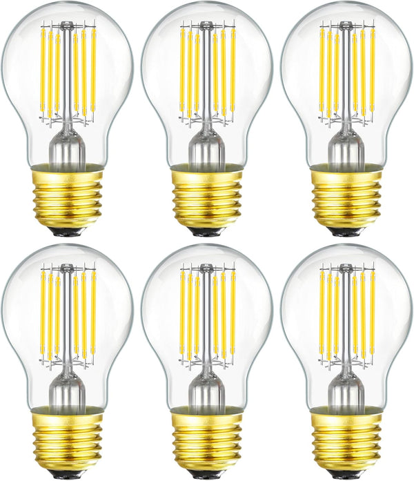 Leools Dimmable A15 led Bulb 8W Equal 75 watt Vintage LED Edison