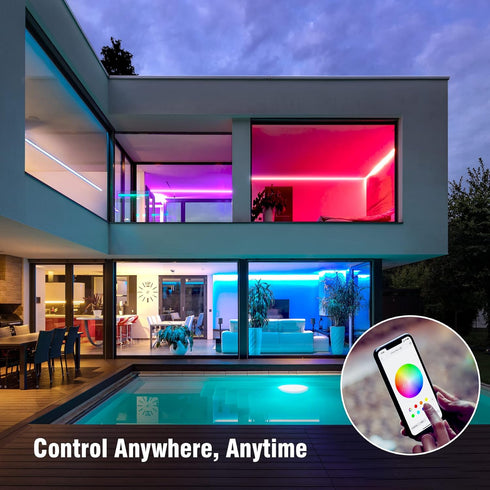 Sengled 3M (9.84ft), 1300 25,000 Smart Wi-Fi LED Multicolor Light Strip, No Hub Required, Works with Alexa & Google