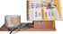 Home Smart Style Wooden Triangle Book Stand & Reading Valet Book Rest with Cup, Phone,