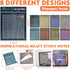 Outus 72 Pcs Inspirational Gift Set, Motivational Notepads with Pens, Sticky Notes for Study Planner Office Supplies