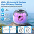 Yaofafa 45KHz 4 360 Ultrasonic Jewelry Cleaner | Ultrasonic Cleaner Machine with Modes & Digital Timer Display |