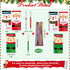 Sayglossy 36 Sets Christmas Glitter Pen Gifts Bulk Glitter Santa Claus Novelty Pens Snowman Elf Inspirational Christmas