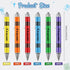 60 Fuutreo Pcs Colorful Crayon Ballpoint Pen Teacher Appreciation Gift Cute Retractable Ballpoint Pen Bulk School